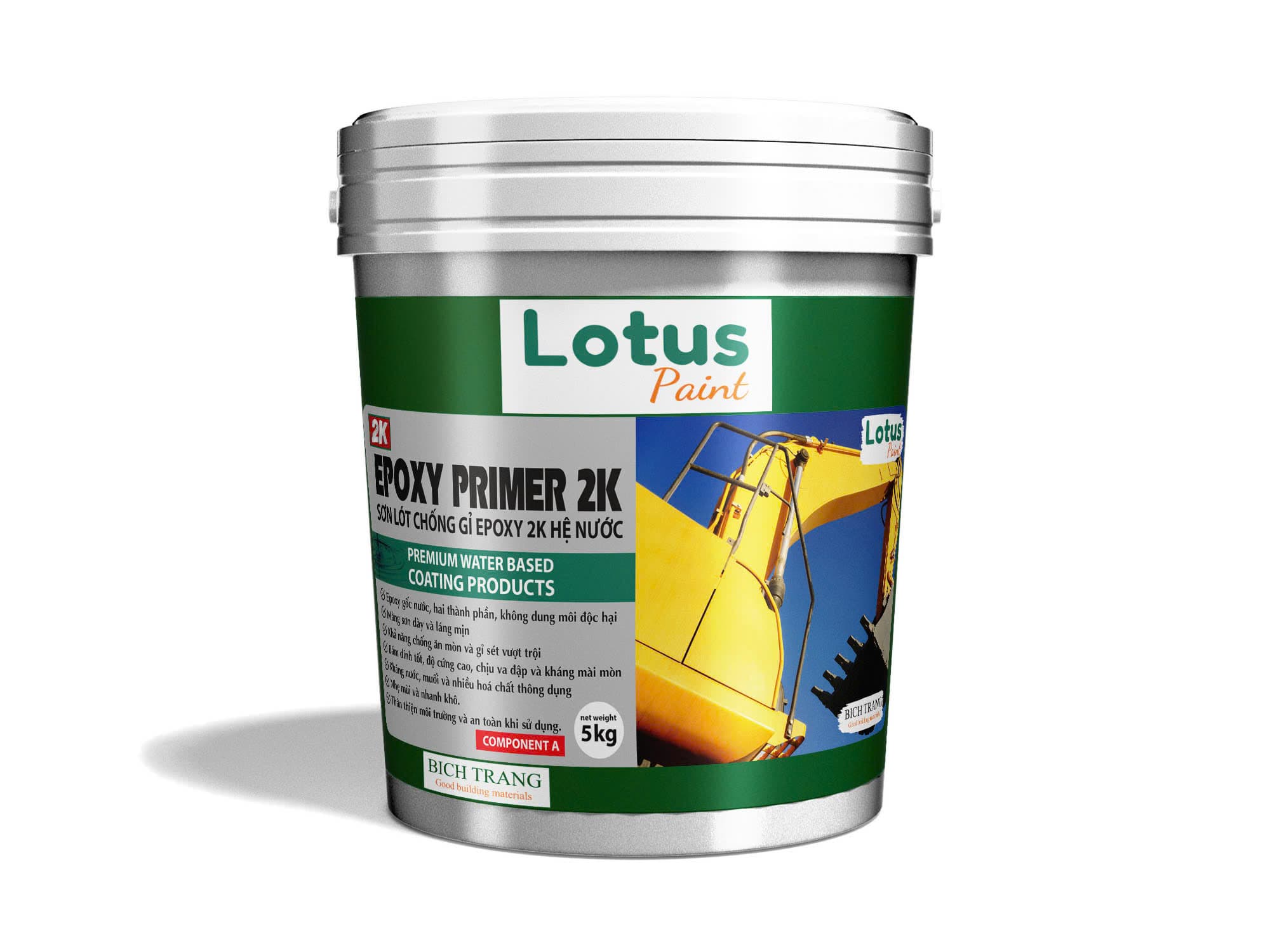 SƠN LÓT CHỐNG GỈ EPOXY 2K HỆ NƯỚC - WB EPOXY PRIMER 2K