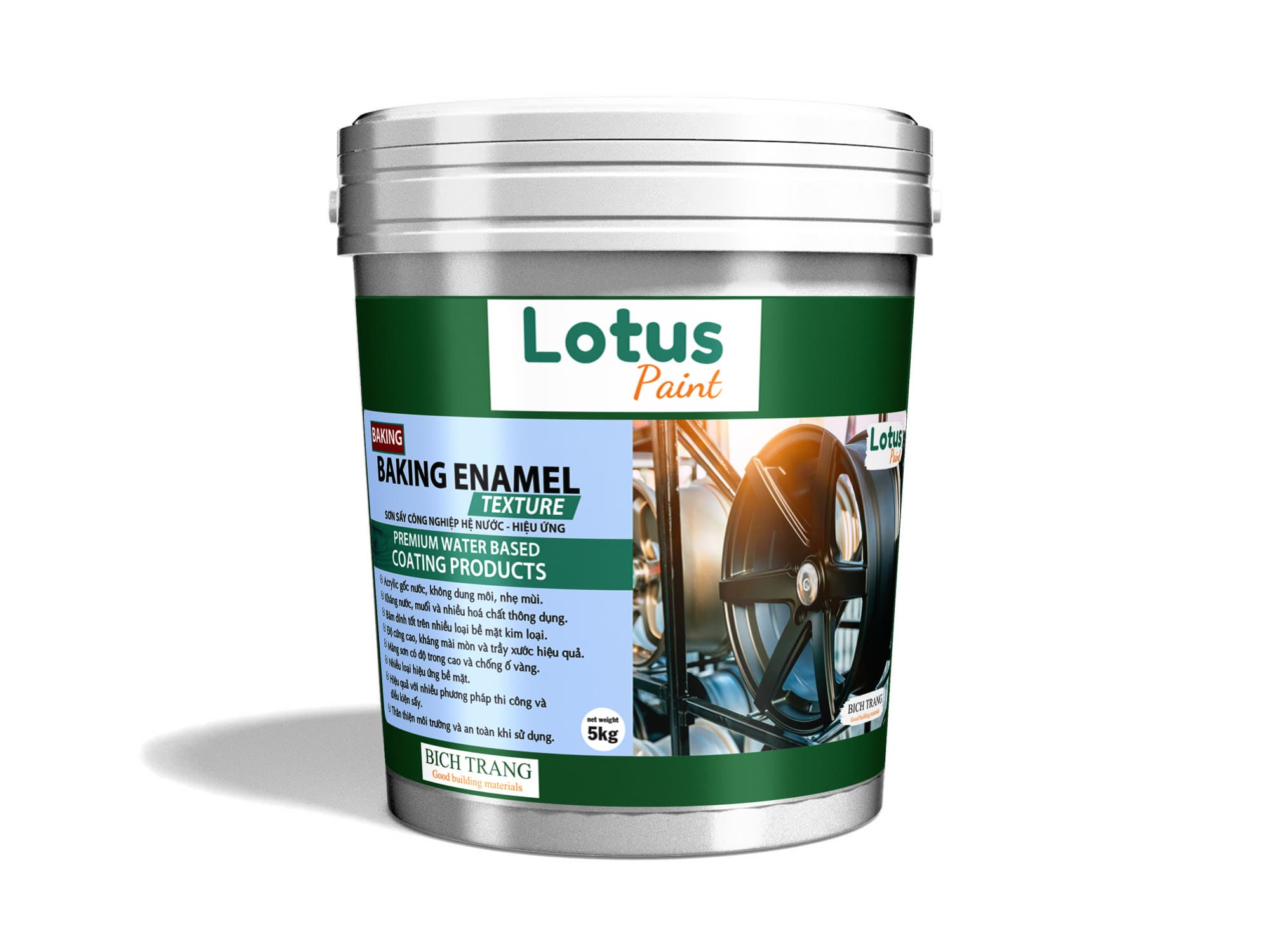 SƠN SẤY CÔNG NGHIỆP HỆ NƯỚC - HIỆU ỨNG