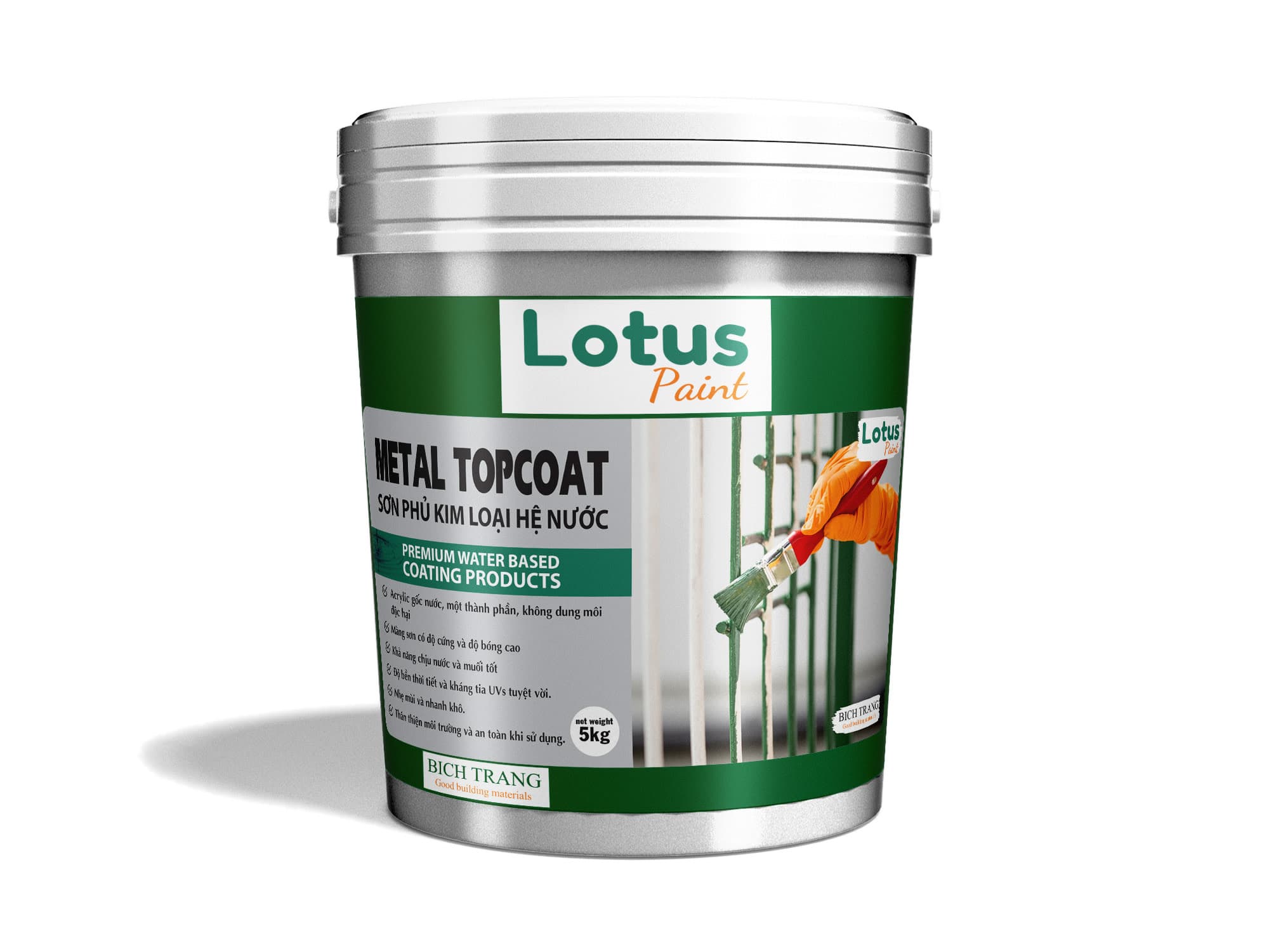 SƠN PHỦ KIM LOẠI HỆ NƯỚC - WB METAL TOPCOAT