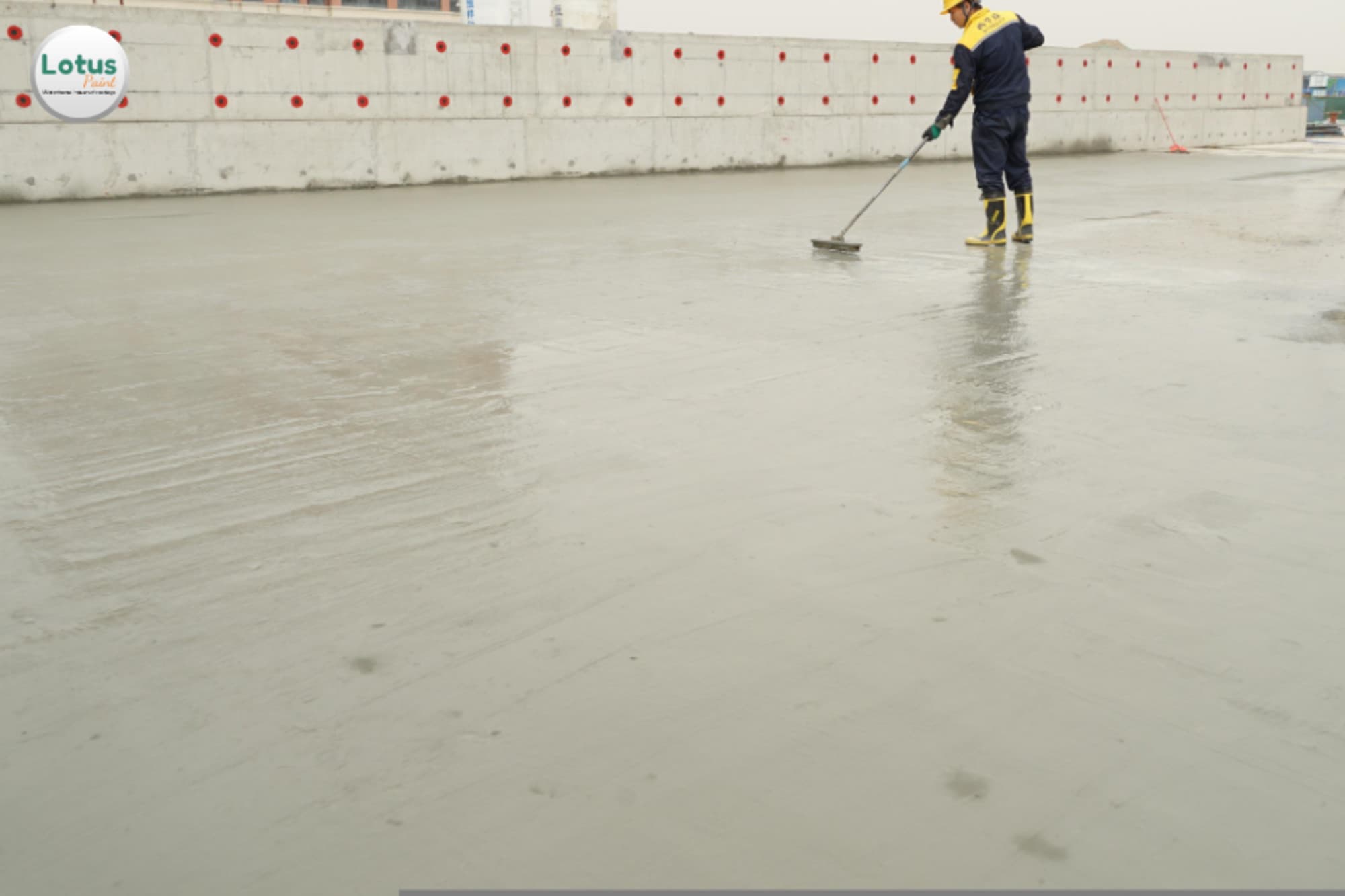 Chống Thấm Sân Thượng Bằng Sơn PU Hệ Nước Lotus: Giải Pháp Tối Ưu Hơn Sơn Epoxy